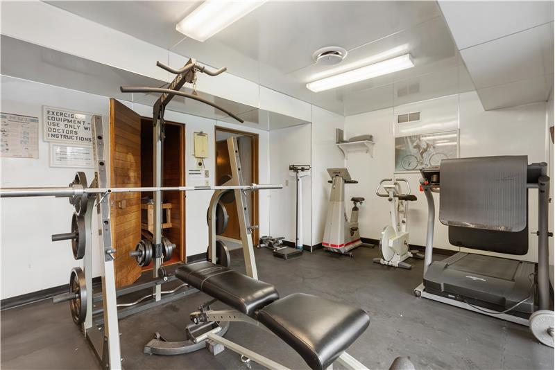 Exercise room.