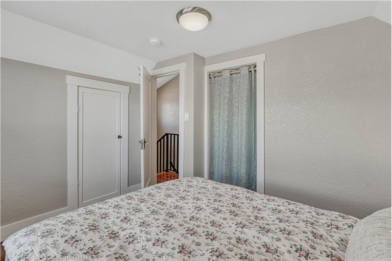 Secondary bedroom on upper level