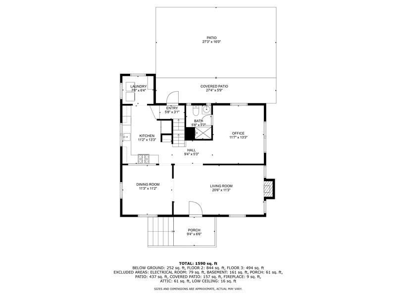 Main Level Floor Plan