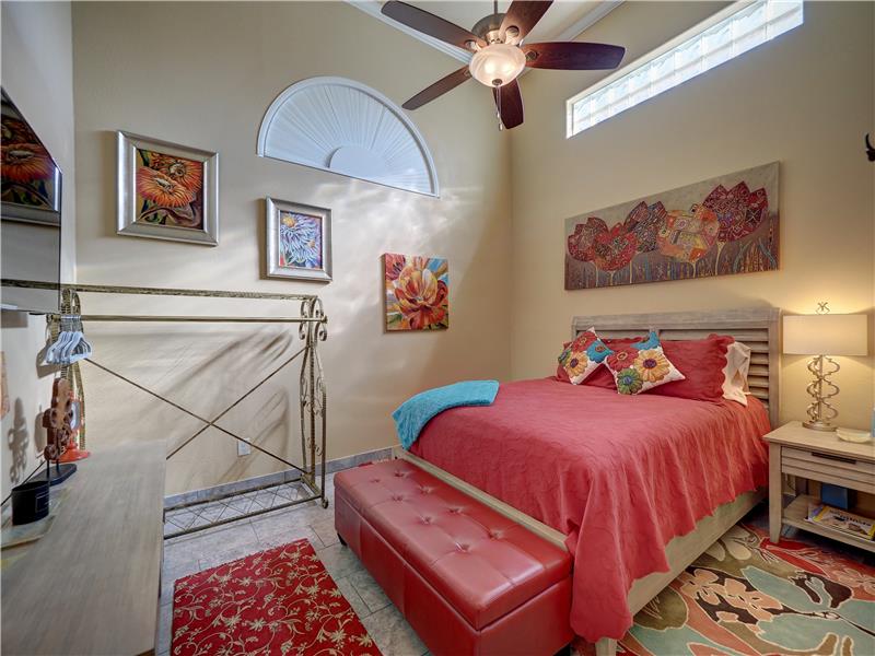 Bedroom 5 in guest quarters off garage