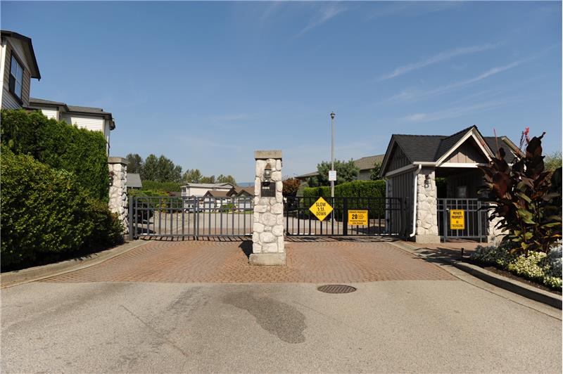 Gated Entrance to the Complex