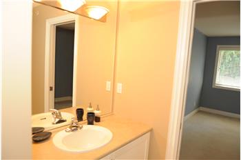 Bedroom with cheater bathroom