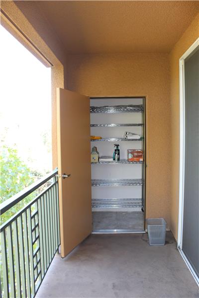Balcony Storage Closet