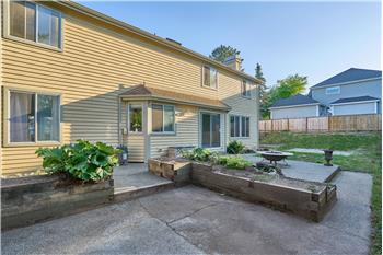 Backyard is Fully Fenced. Patio Area is Great for Entertaining. Also Area is Great for Flower Beds and Garden Spaces.