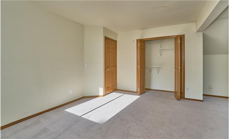 Another View of the Bonus Room or 4th Bedroom with a Closet.