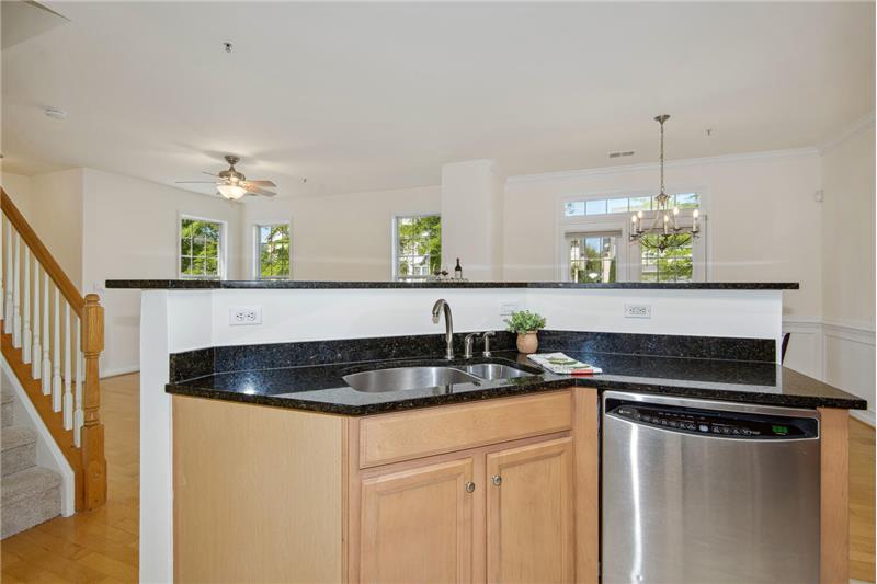 Uba Tuba Granite Counters in Kitchen