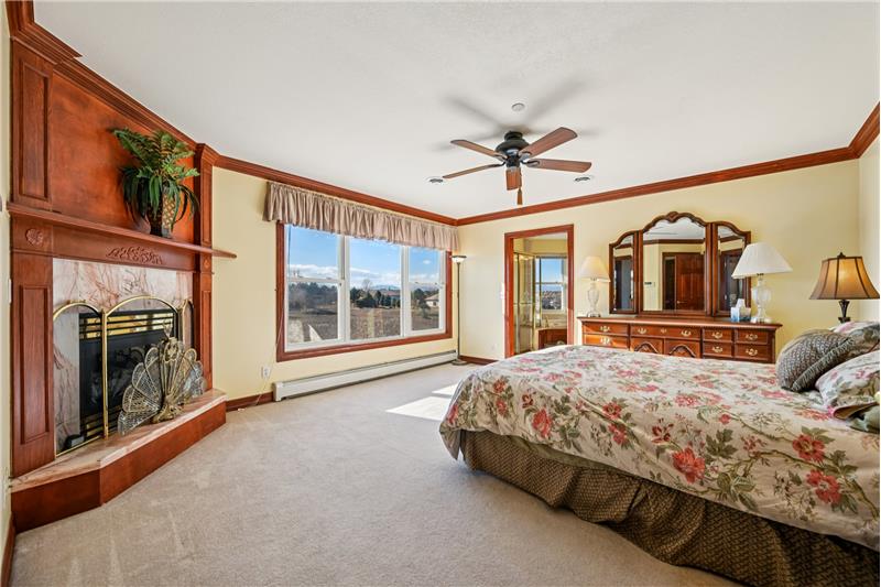 Original primary suite upstairs