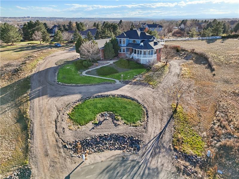 Aerial view from the north