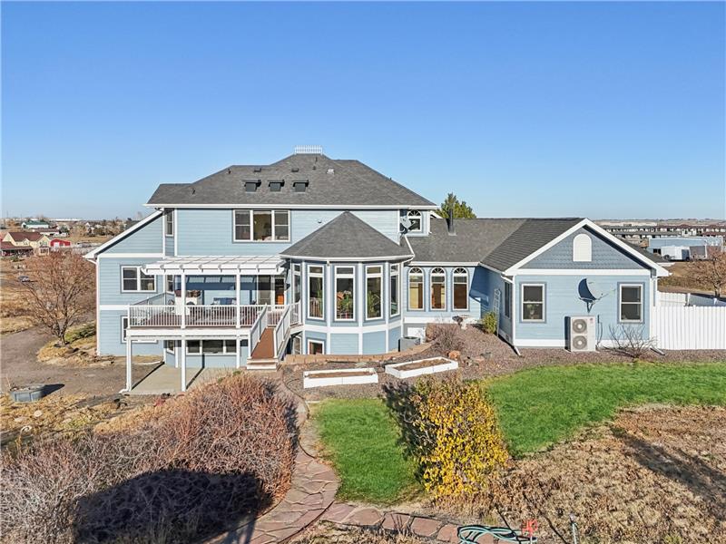 Aerial view from east