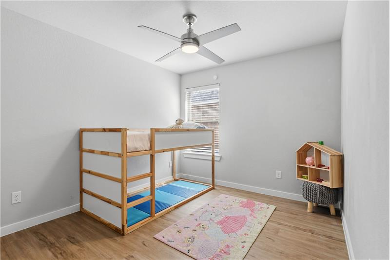 One of the 3 Secondary bedroom. This home offers 4 bedrooms plus a bonus room!