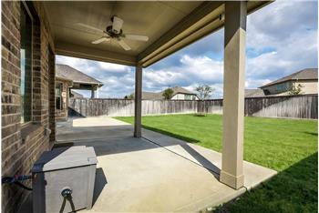Covered patio has been extended.