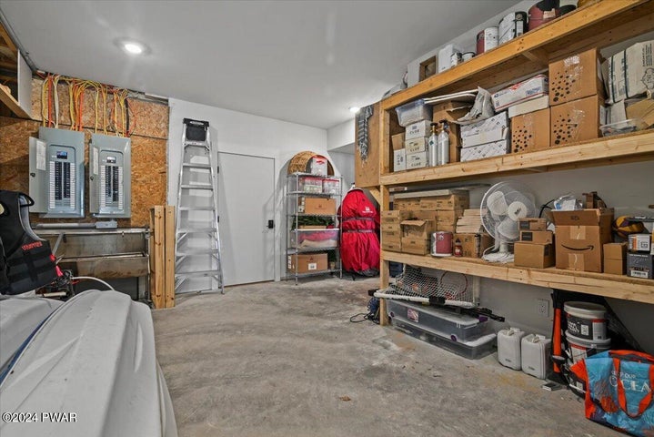 Storage Area In Basement For Lake Toys