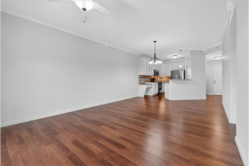 Spacious living area