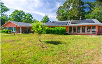 house and solar panels