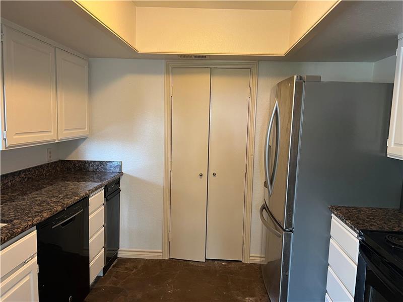 Gallery Kitchen with Laundry room
