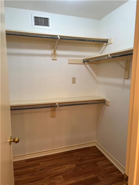 1st bedroom Walk in Closet