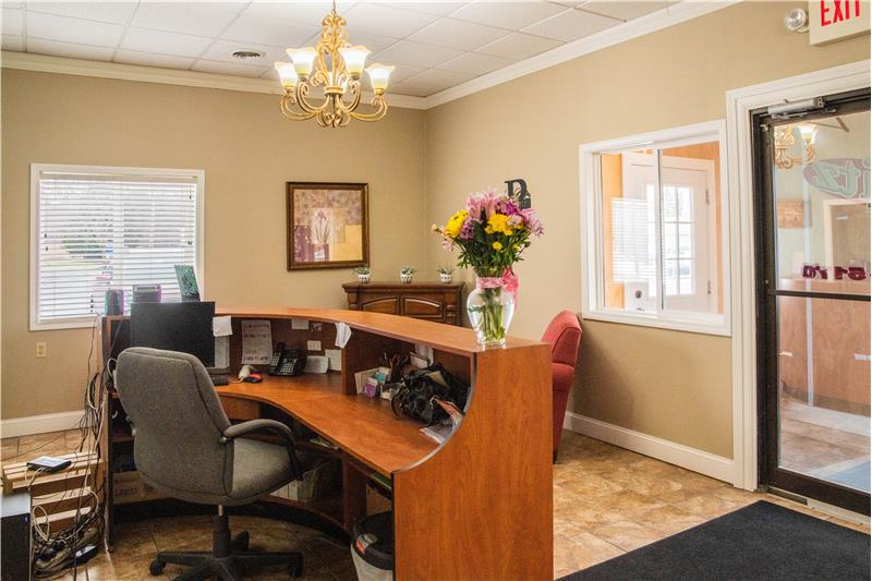 Reception area