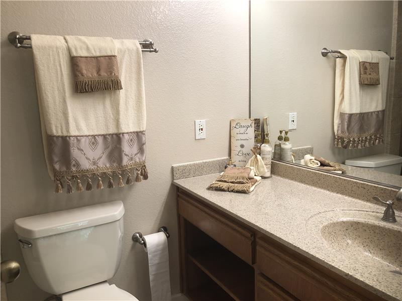 Master bathroom 1 - granite counters