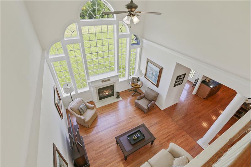 Two Story Family Room Overlook