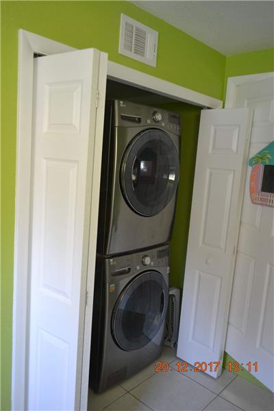 Laundry in Master Bedroom