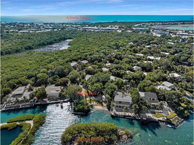 aerial of Floral Park, part owner