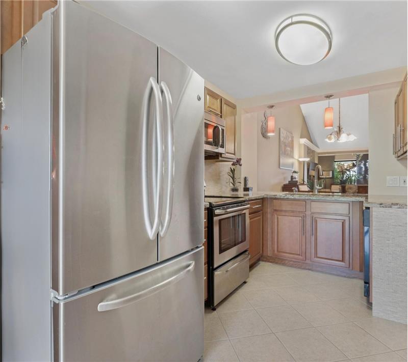 Spacious custom kitchen