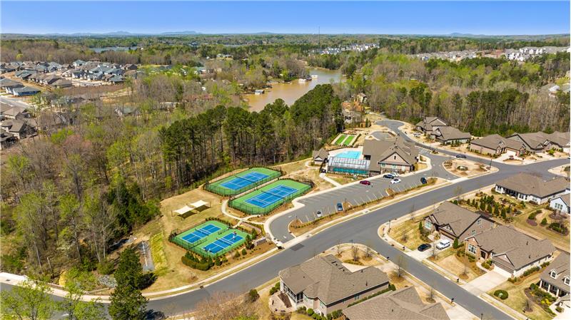 Amenities Center: features clubhouse, pool, tennis courts, fitness center, sports fields, and more.
