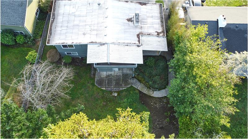 View of the Fully Fenced Backyard.