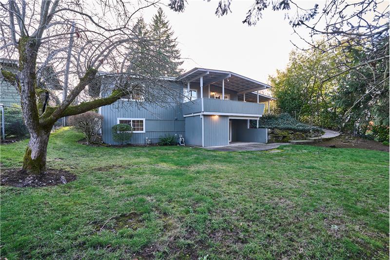 View of the Backyard.