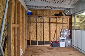 View of the Large, Downstairs Storage Unit.