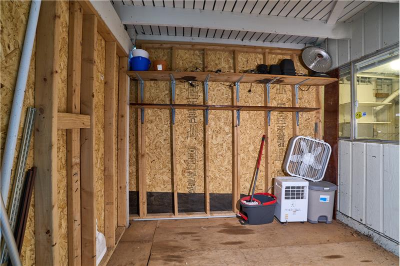 View of the Large, Downstairs Storage Unit.