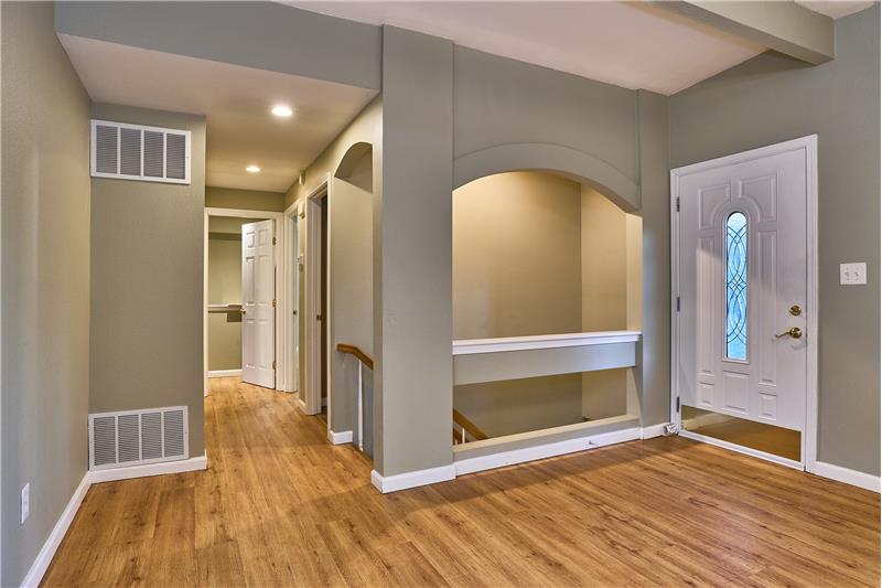 Another View of the Living Room and Front Door.