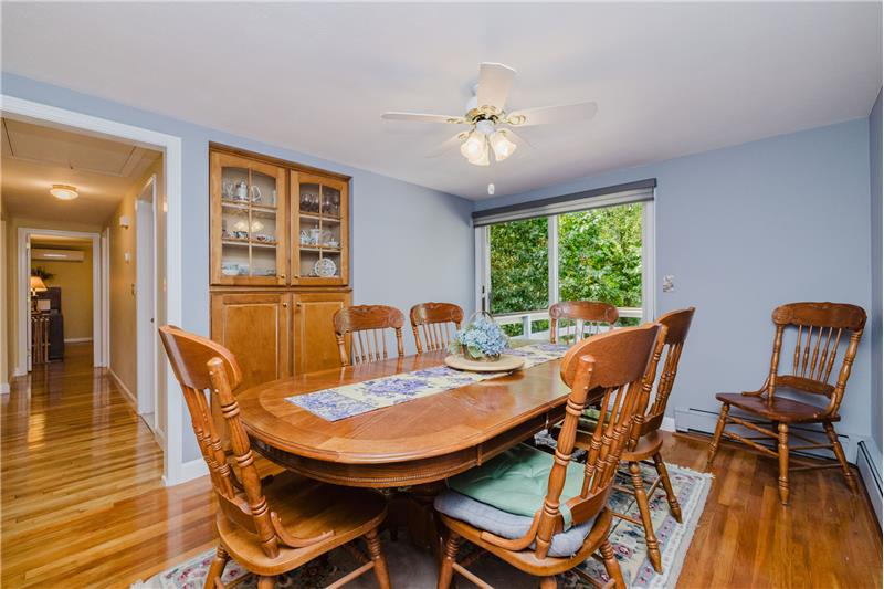 Dining room at 16 Park Lane Norton MA