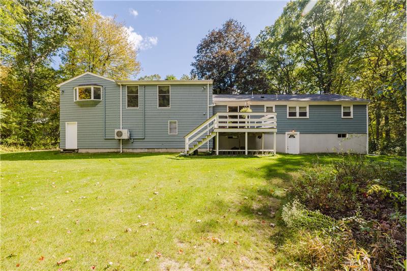 Backyard at 16 Park Lane Norton MA