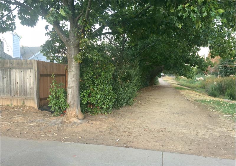 Backs up to open are with walking path