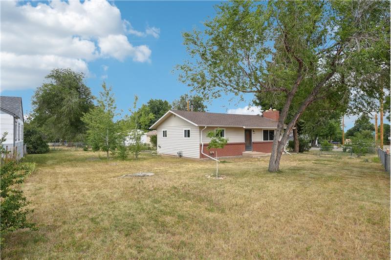 Front and side yards