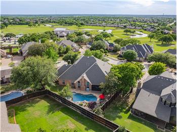 Areal view of the property