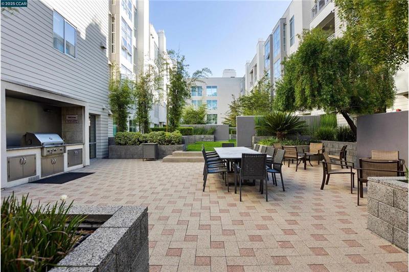 Community patio area