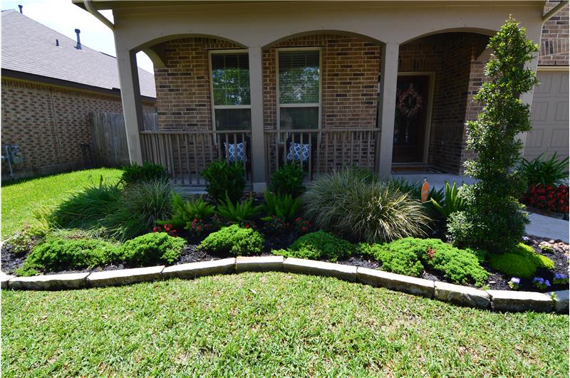 Beautiful landscaped yard which requires low maintenance!