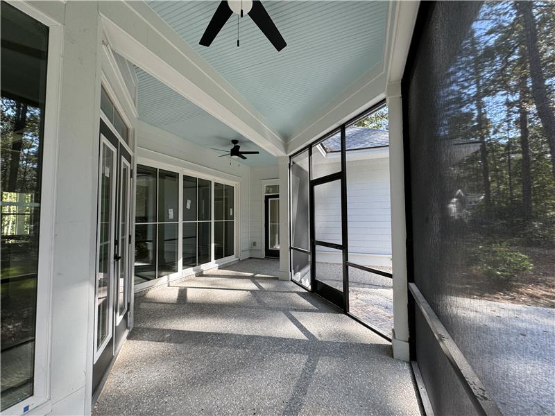 Screened porch