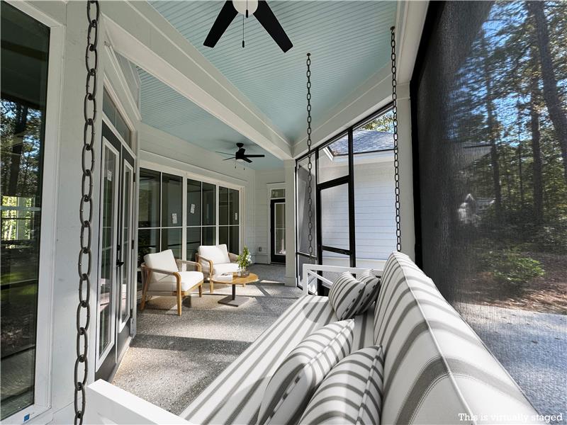 Screened porch