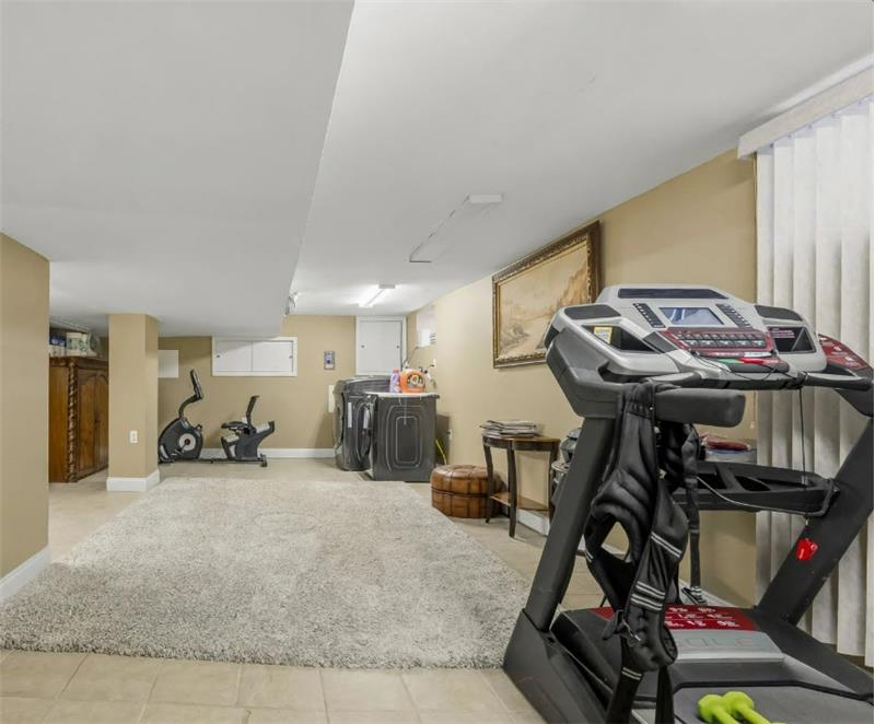 Additional space - lower level laundry area, additional storage, mechanics