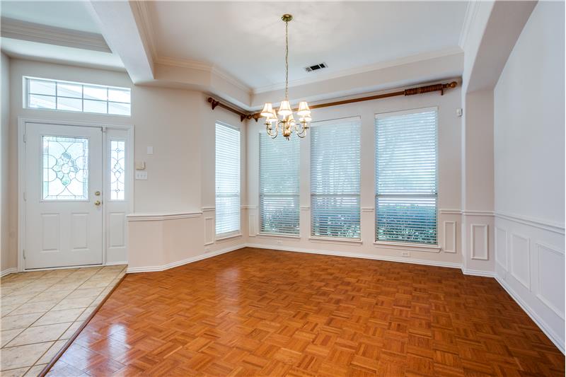 Beautiful Parquet wood floors!
