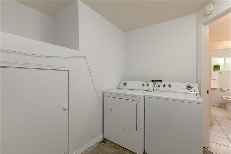 Laundry Room on lower level.