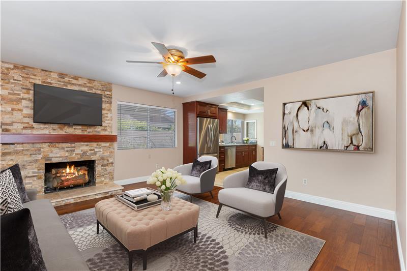 VIRTUALLY STAGED - Family room