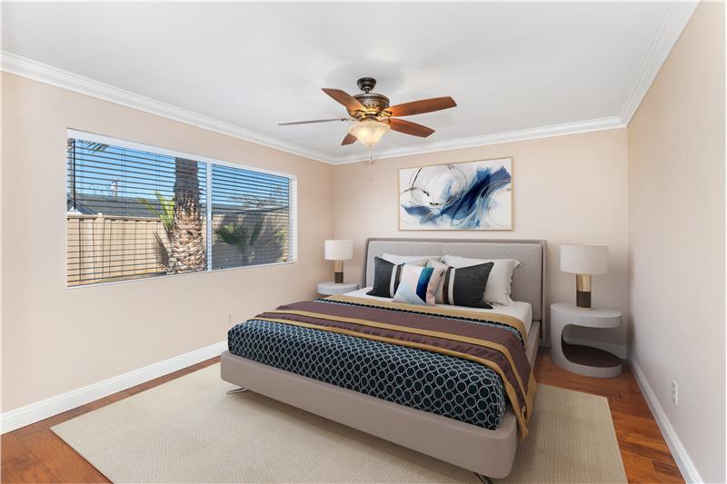 VIRTUALLY STAGED - Primary bedroom