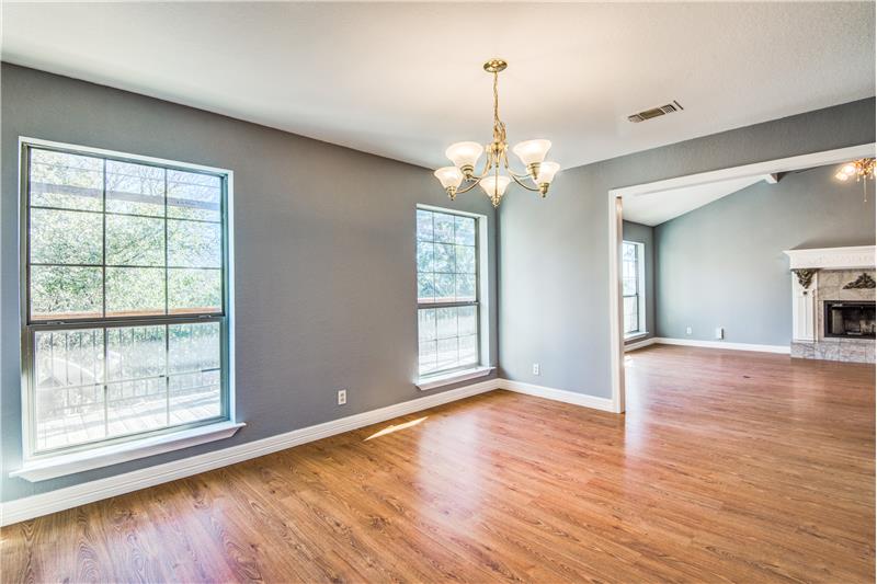 Dining Room with Natural Lighting 