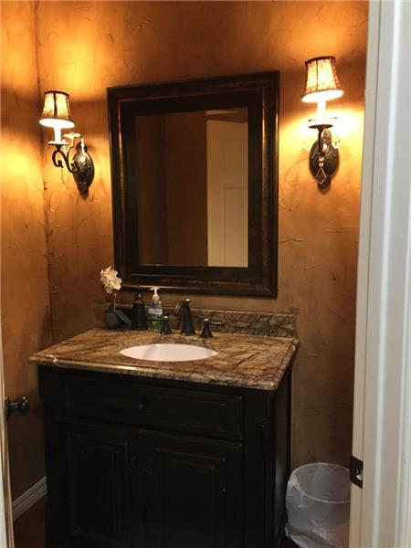 main level powder room