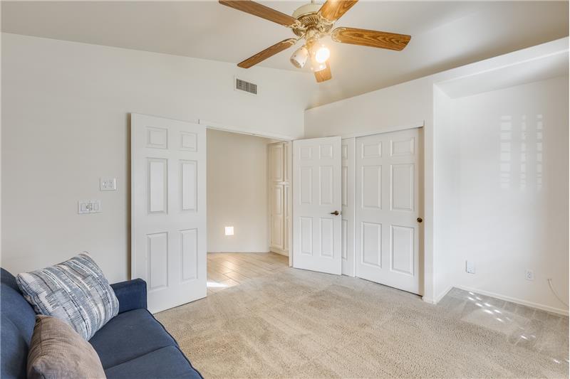 2nd bedroom with desk area