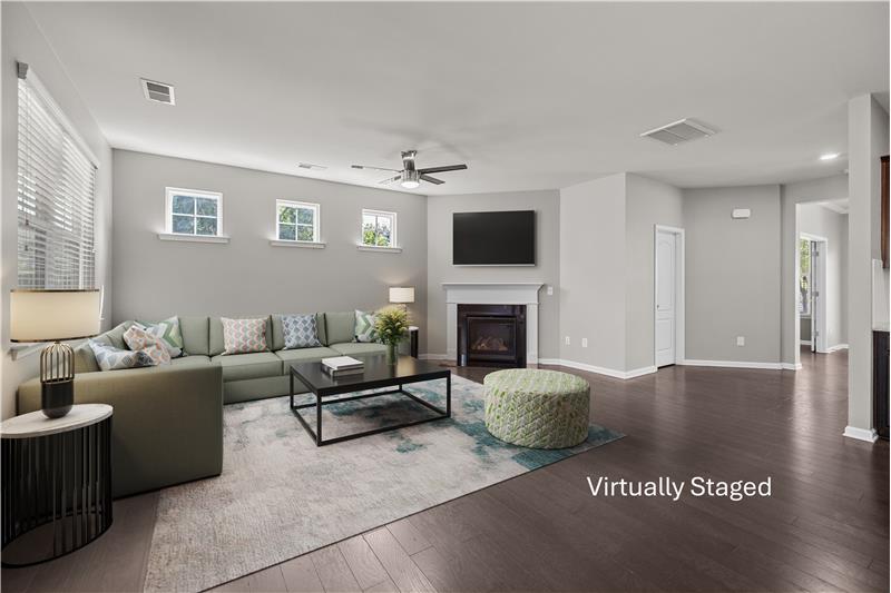 Spacious great room ideal for relaxing or entertaining